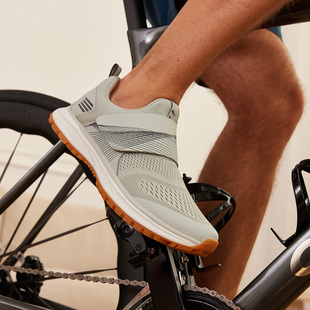 骑行鞋男鞋单车鞋兼容平踏锁鞋山地车网面透气运动鞋公路自行车鞋