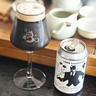 推荐！12月13产 分野酿造 黑猫侦探 浅烘瑰夏黑色IPA 精酿啤酒