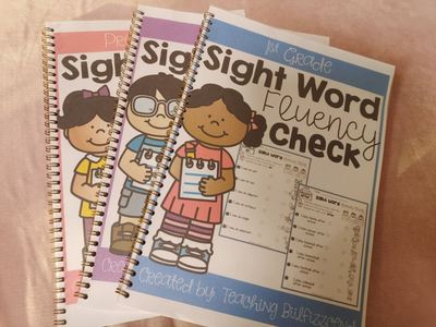 sight word fluency check英语启蒙阅读高频词趣味连线练习作业纸