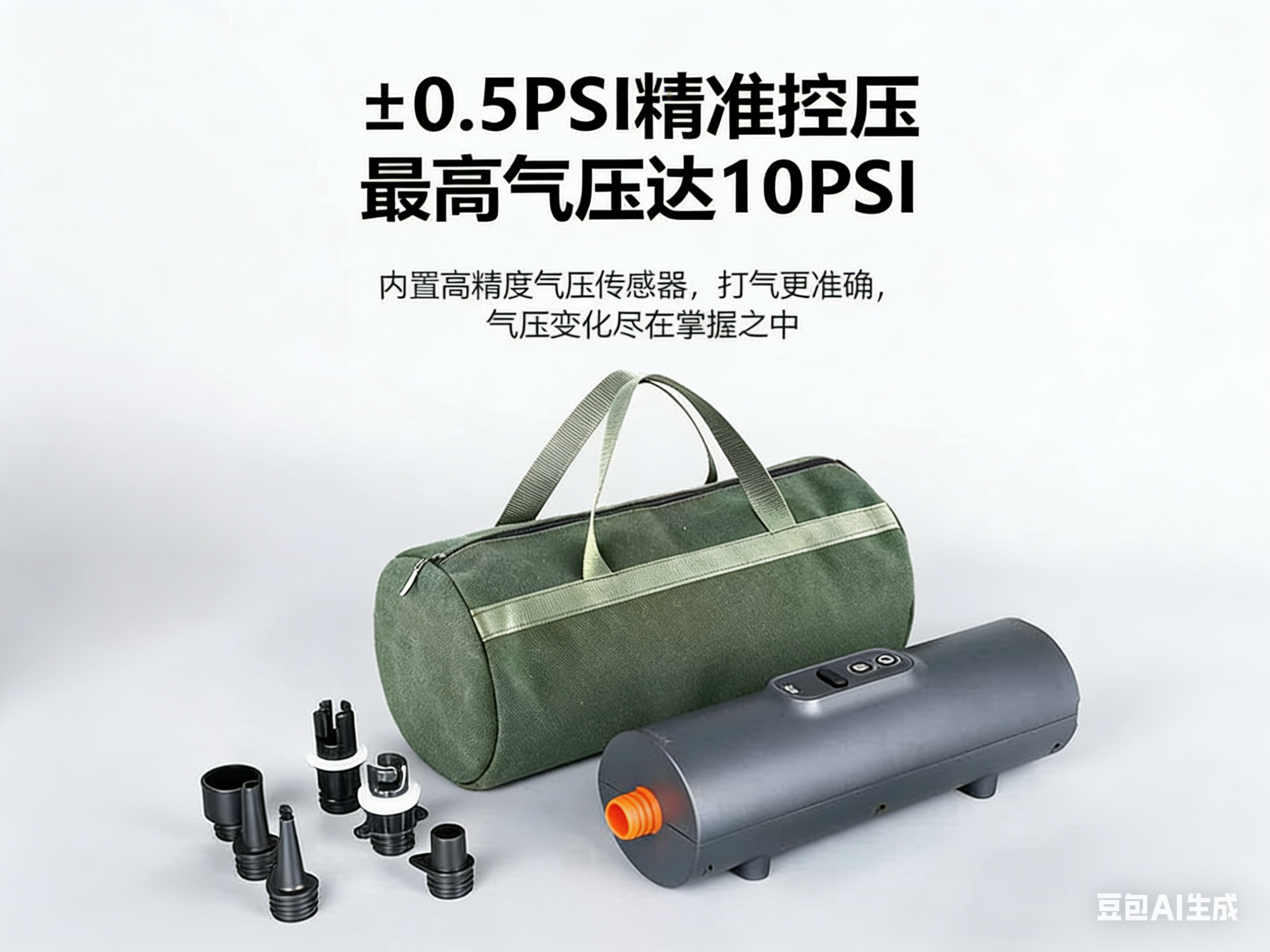 蓄电池无线高压橡皮艇皮划艇冲锋舟帐篷拉丝床垫帐篷床智能电泵