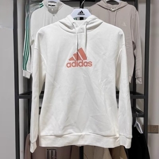 Adidas 阿迪达斯 女春秋上衣运动休闲连帽卫衣套头衫 HB7360