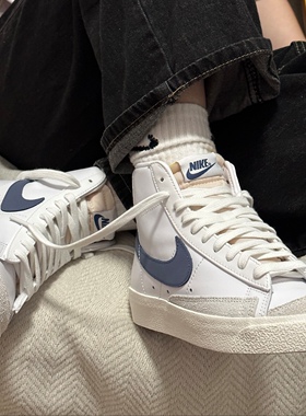 NIKE BLAZER MID 耐克女开拓者复古时尚百搭高帮板鞋 CZ1055-125