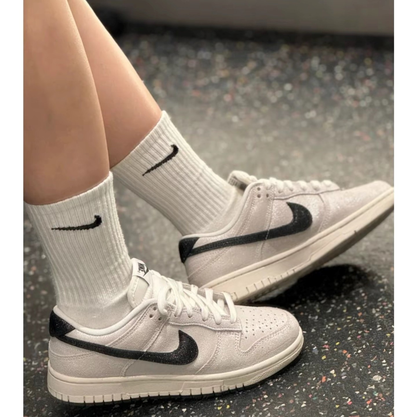 Nike/耐克 DUNK LOW S E女子低帮复古银灰帮休闲板鞋 HQ3502-100,运动鞋new,板鞋,淘宝优惠券,粉丝福利购,淘宝优惠卷