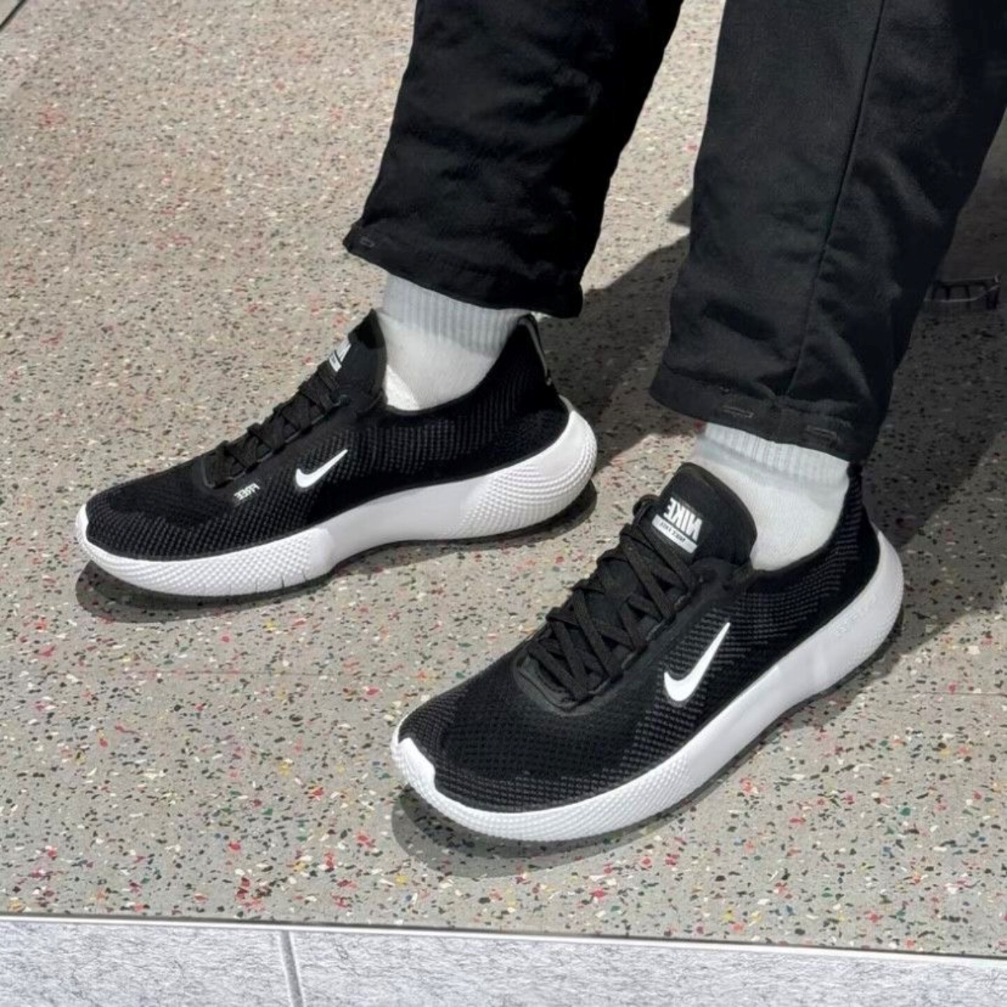 NIKE FREE 2025舒适百搭低帮休闲跑步鞋男款黑色HF1078-002-003