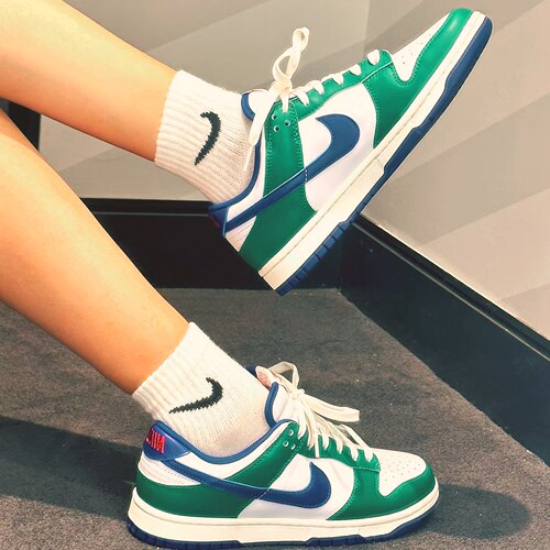 耐克DunkLow白绿低帮耐磨板鞋