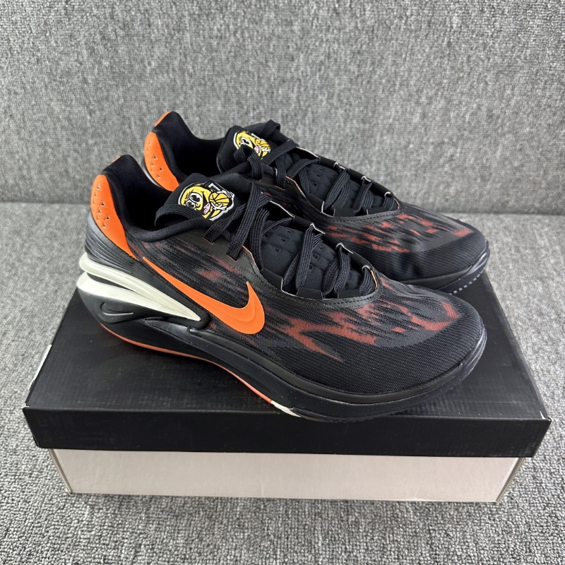 Nike Air Zoom G.T. Cut 2黑橙缓震防滑耐磨低帮篮球鞋DJ6013-004