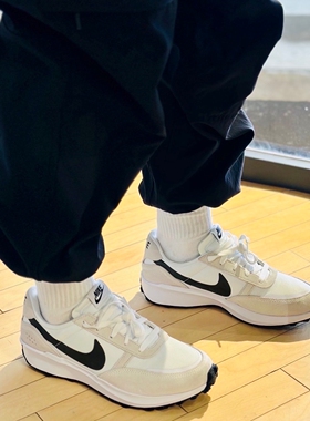 Nike Waffle 男鞋秋冬华夫底复古轻便休闲运动鞋 FJ4195-100-003