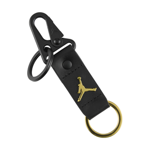 Nike运动配件乔丹圆环挂扣 IB2578 耐克Jordan金属LOGO皮革钥匙扣