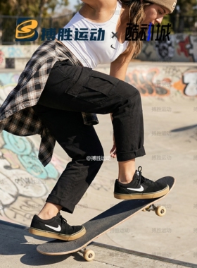 Nike SB Chron 2 耐克春夏女鞋 生胶底轻便低帮滑板鞋 DM3493-002