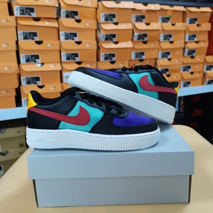 DN4178 Air Nike 001 AF1撞色金扣 低帮空军板鞋 Force 耐克女鞋