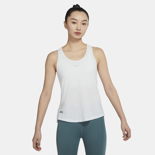 Nike 耐克女子健身跑步训练运动无袖轻薄柔软速干背心 DX7279-133