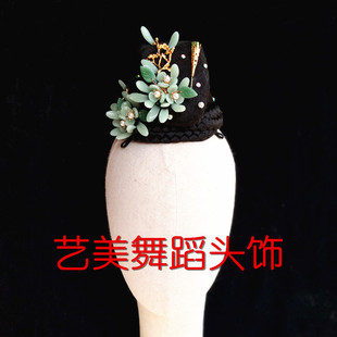 寒依疏影舞蹈头饰 古典舞蹈民族舞蹈头饰 可藏发