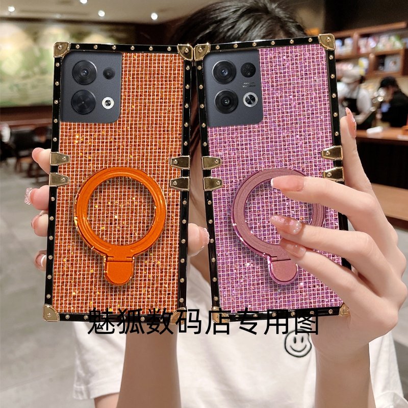 新款细钻蝴蝶适用于OPPOReno8pro+方形手机外壳Reno8全包四角加厚防摔保护套,3C数码配件,手机保护套/壳,淘宝优惠券,粉丝福利购,淘宝优惠卷