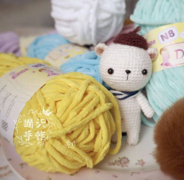 台湾进口公仔毛线 50g一团