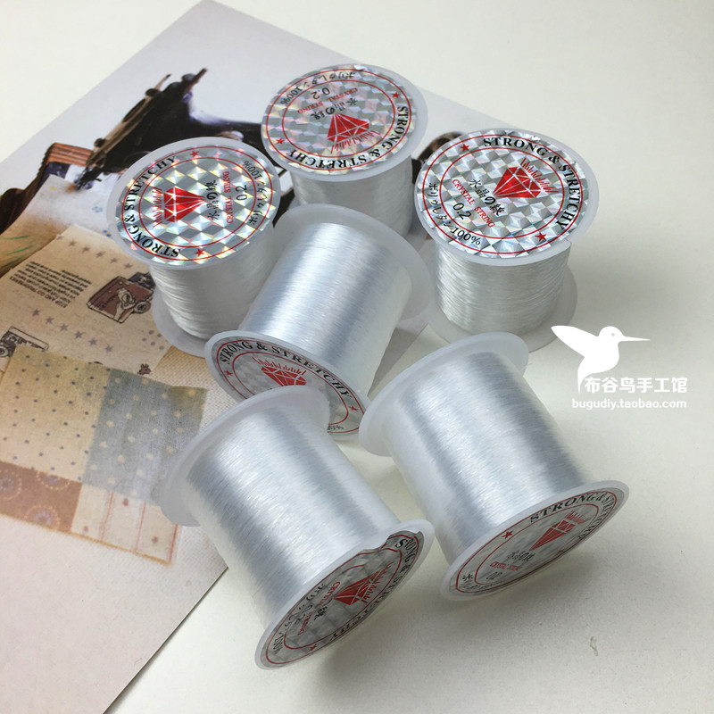手工縫紉用透明線/隱形線/100%尼龍/水晶穿珠線繩材料