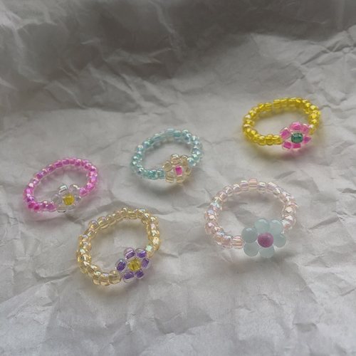 少女心泫雅风趣味编织ins戒指