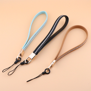 手腕绳女ins手机挂绳短款手提红绳手机壳挂饰皮质水钻挂件小吊坠