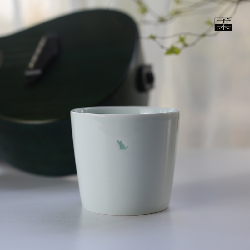 瓷可爱送礼闺蜜杯水杯猫萌宠客厅