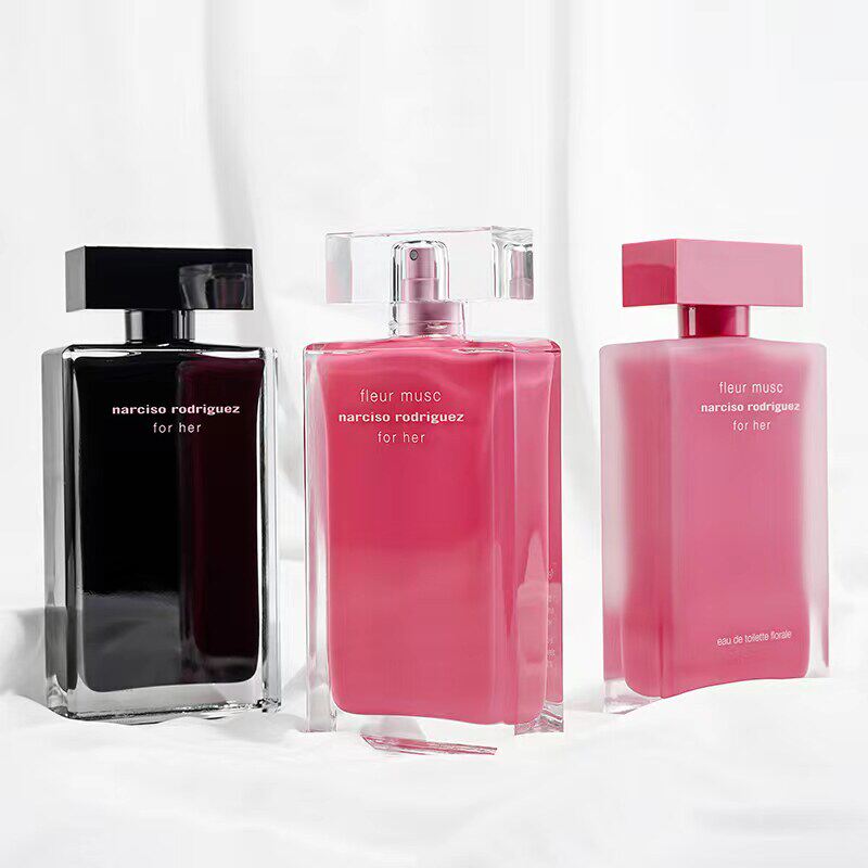 纳西素香水纳茜素纳西索精纯黑粉白瓶For Her她的同名女士100ml