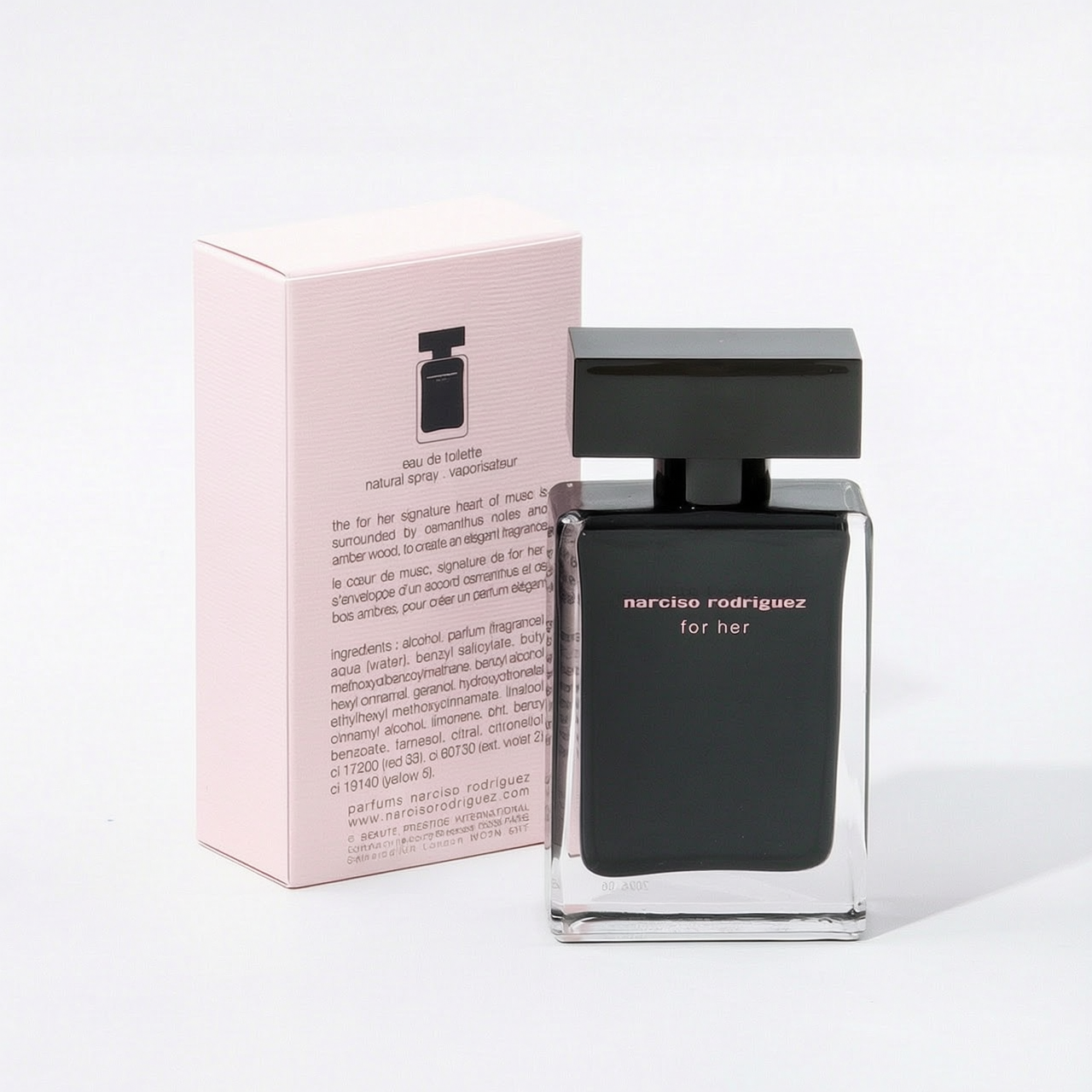 纳茜素罗德里格斯for her同名女士香水玫瑰麝香100ml
