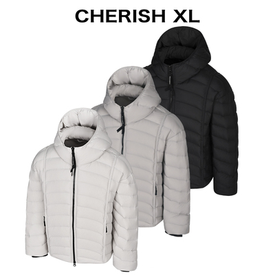 CRXL「立体羽绒服」高充绒连帽排骨羽绒服/挺阔保暖/御寒长期主义