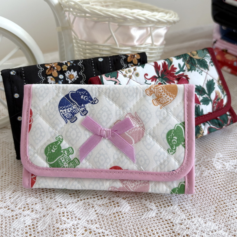 泰国曼谷包正品naraya娜莱雅mini号超小带镜化妆包补妆包口红包小