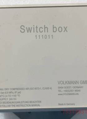 德国，VOLKMANN， box，111011，议价 维修！！！