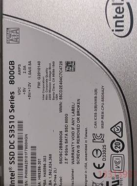 英特尔 intel   SSD DC  3510 800g议价 维修！！！