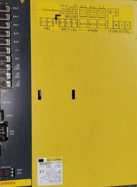 发那科A06B-6134-H203驱动器 黄色外壳 散热片完议价也可维修