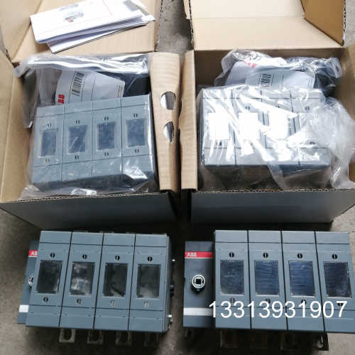 ABB隔离开关熔断器组OS160GD04F库房余货未用议价也可维修
