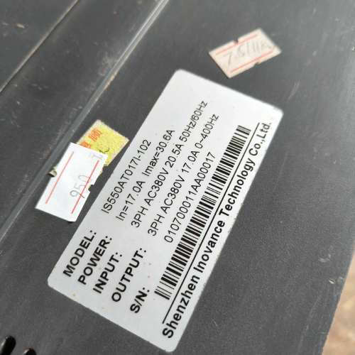 汇川变频 伺服驱动器 IS550AT017I-102 7.5议价也可维修