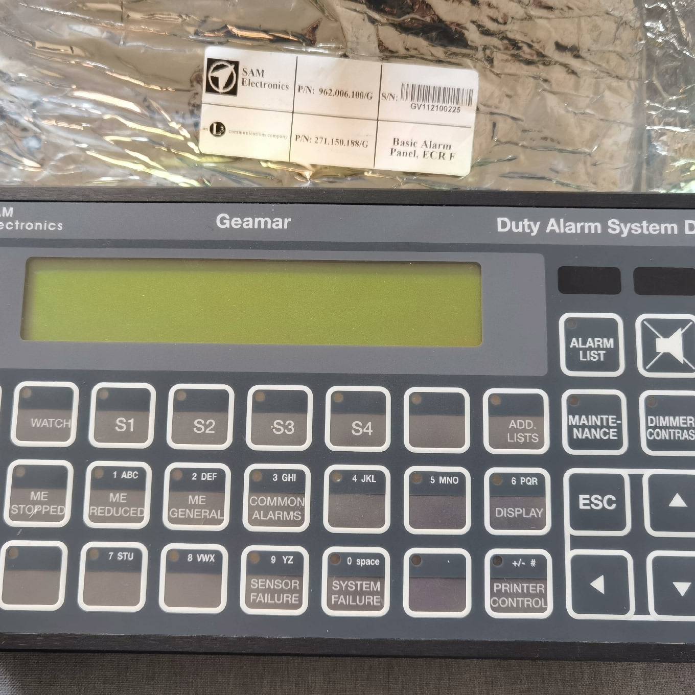 Duty Alarm System DAS 40M模块，P/议价 维修！！！
