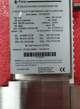 布鲁克 GF125CXXC-0010500C-EXVODX-议价 维修！！！