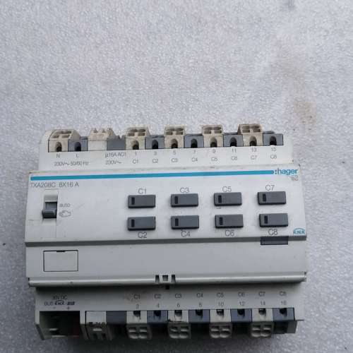 海格TXA208C 8X16A  KNX输模块,成色如图，议价也可维修