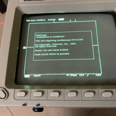 泰克TDS320，带宽100Mhz 实物照议价 维修！！！