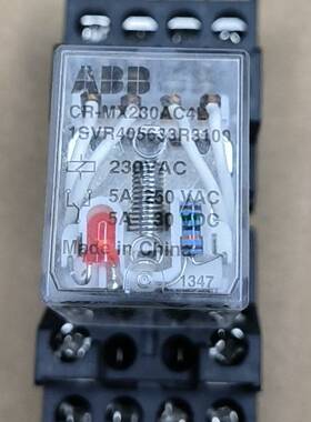 CR-M2SFB+CR-MC230AC4L继电器底座+议价 维修！！！