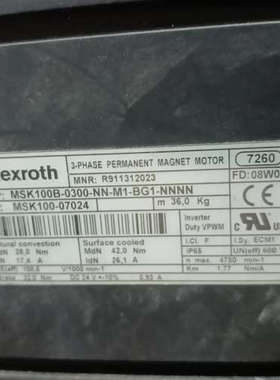 力士乐电机MSK100B-0300-NN-M1-BG1-NN议价也可维修
