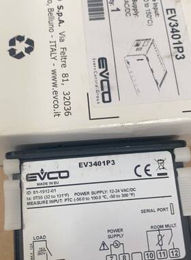 EVCO控制器EV3401P3议价 维修！！！