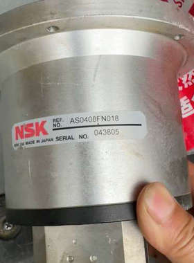 NSK盘式伺服电机AS0408FN018一台，04380议价也可维修