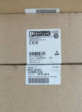 菲尼克斯IBIL24DO4-2MBD-PAC 2861988议价 维修！！！