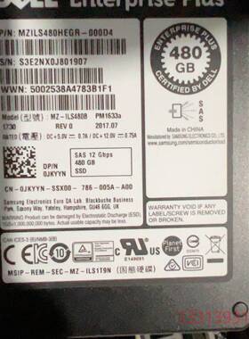 DELL 480G SAS 12Gb SSD 0JKYYN议价 维修！！！