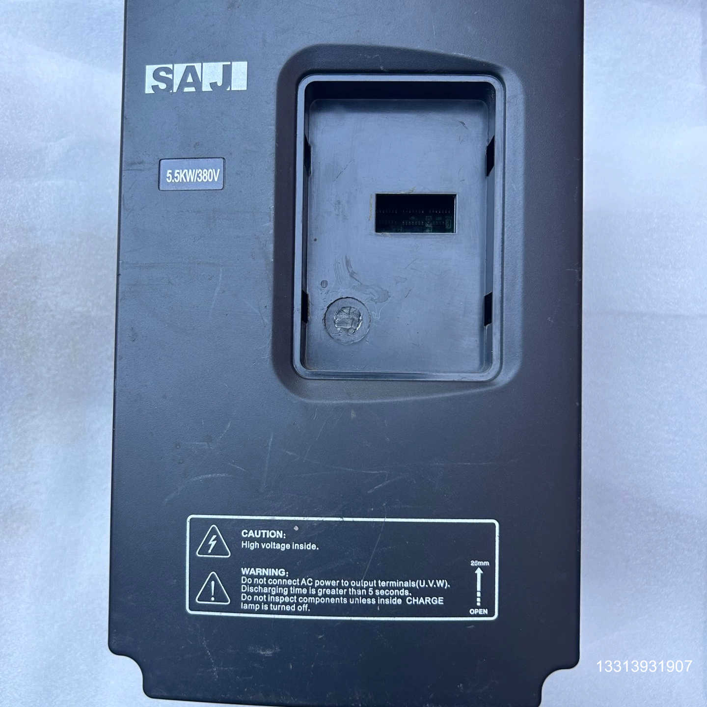 三晶8100-4T5R5PB变频器5.5KW/380V，功能议价也可维修