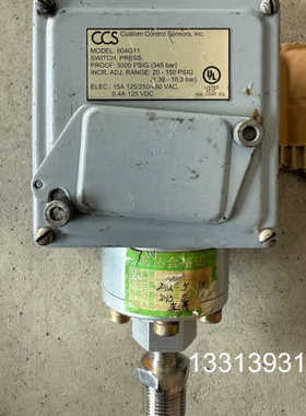 CCS压力开关604G11 功能包好议价也可维修
