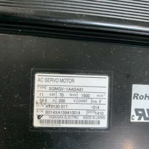 安川伺服电机SGMGV-1AADA61，11kW大功率，70议价也可维修
