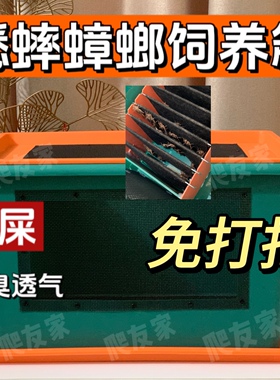 蟋蟀饲养箱杜比亚通风透气款饲养架子蟑螂油葫芦白蛐蛐专用养殖箱