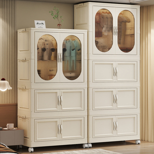 免安装 儿童衣柜加厚宝宝收纳柜家用零食整理箱衣服储物柜婴儿衣橱