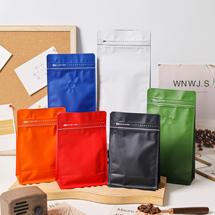 糖果袋咖啡豆包装袋月饼茶叶袋气阀袋粉八边封袋密封袋铝箔袋定制