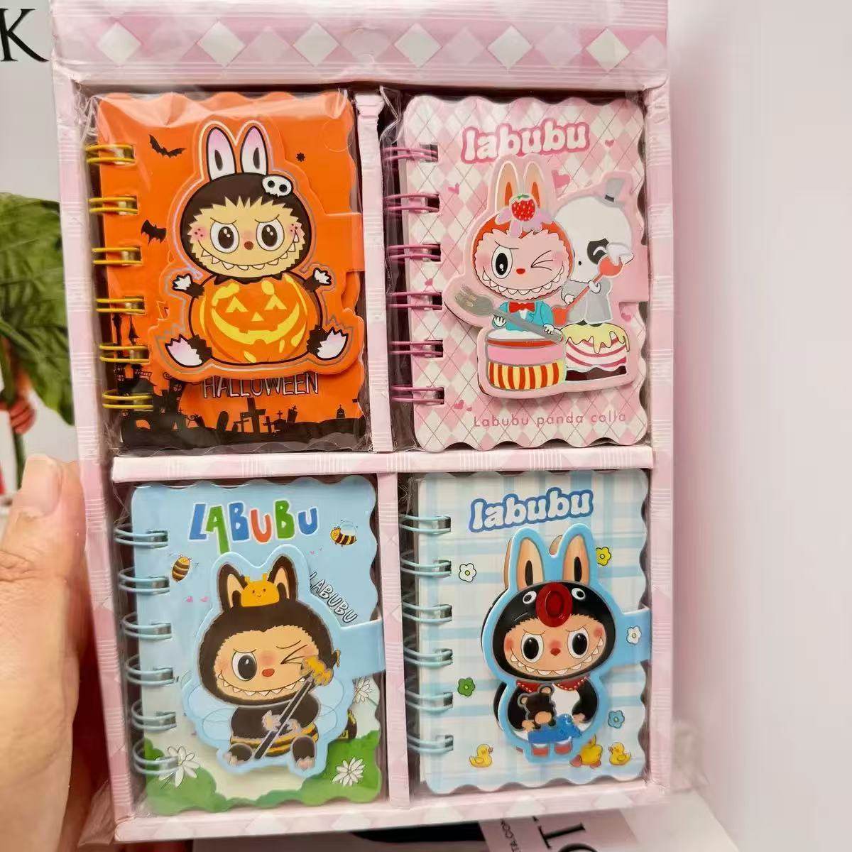 LABUBU吨吨A7线圈本创意拉布布系列高颜值卡通呆萌学生便携带