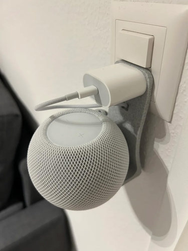 适用Apple homepod mini墙面收纳架插座面板音响支架音箱托架底座
