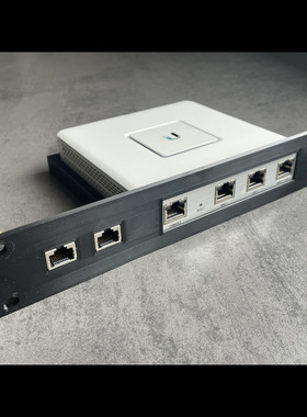 Ubiquiti UniFi USG-3P安全网关1U 10英寸19英寸机架安装支架定制